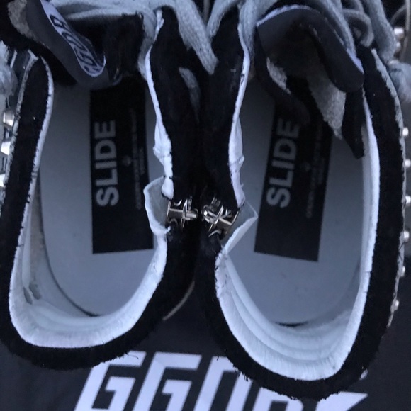Golden Goose Black Studded Slides Brand New 39 - Picture 6 of 8